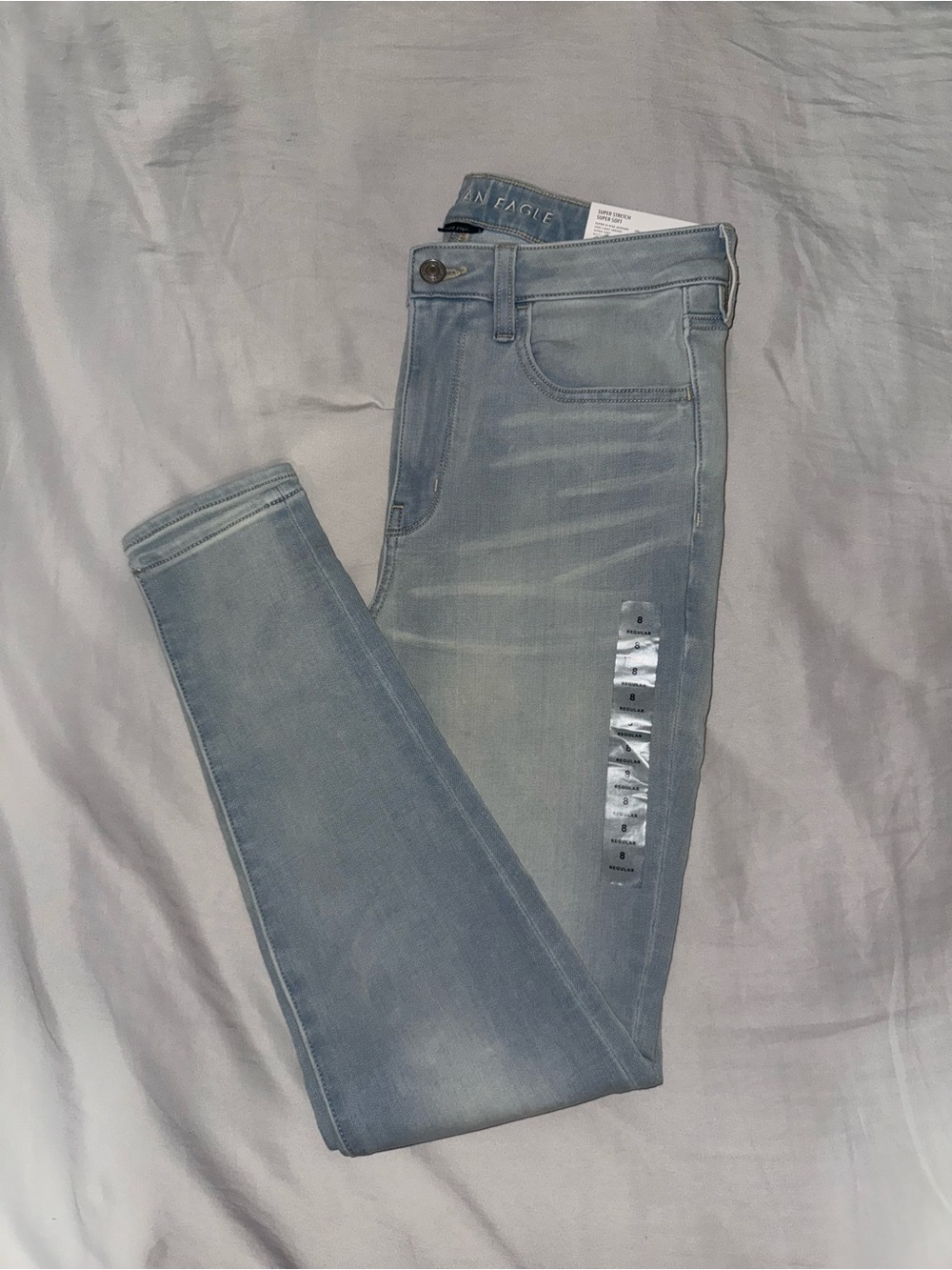 American Eagle Outfitters Light Blue Skinny Jeans